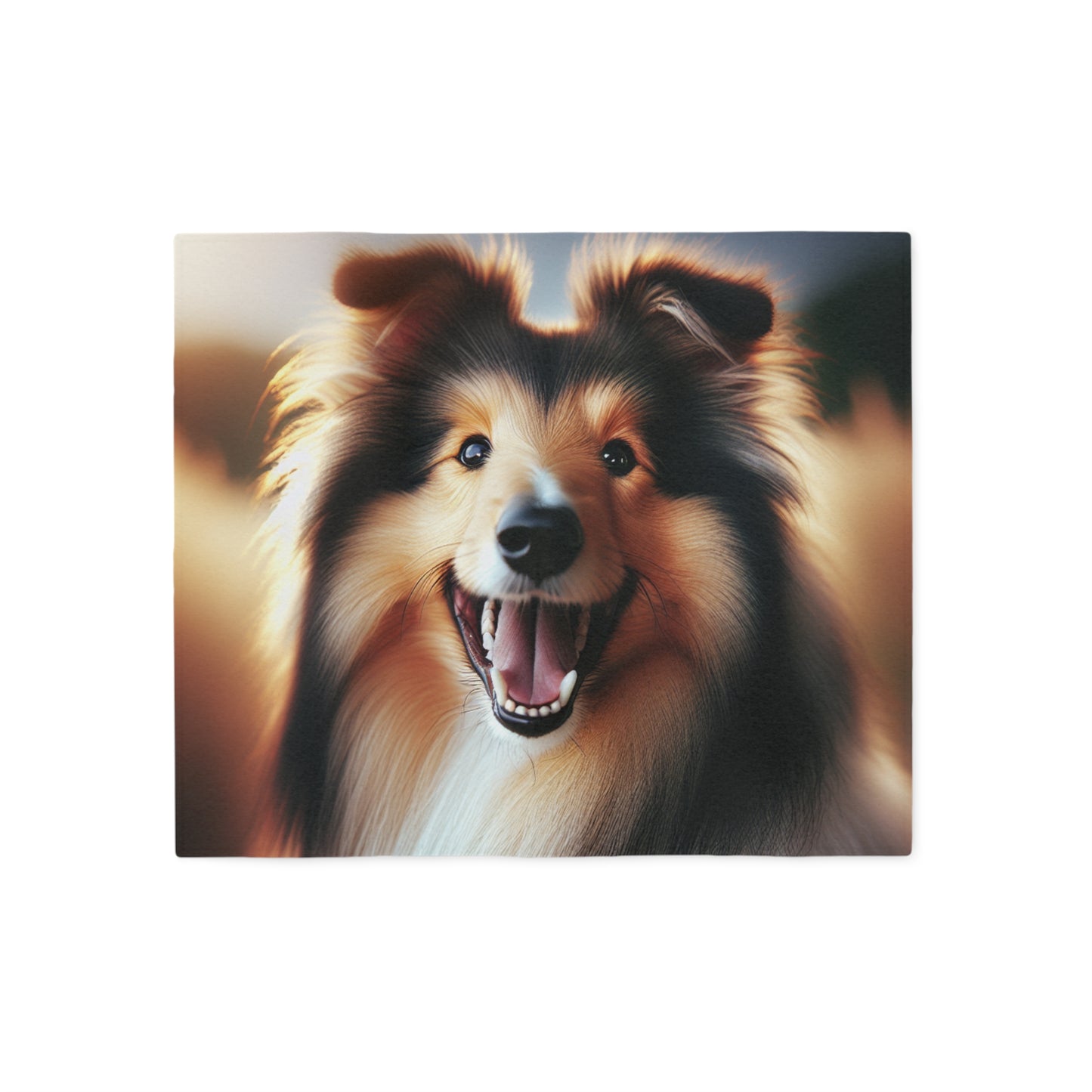 Collie Sweatshirt Blanket