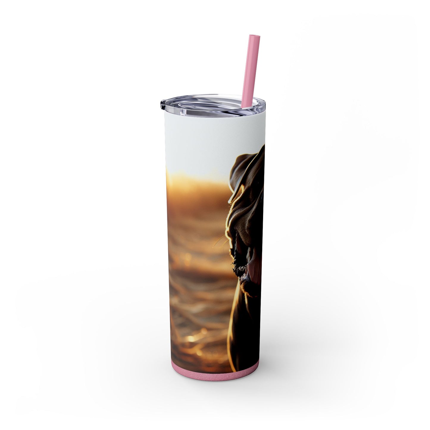 Cane Corso Tumbler with Straw, 20oz