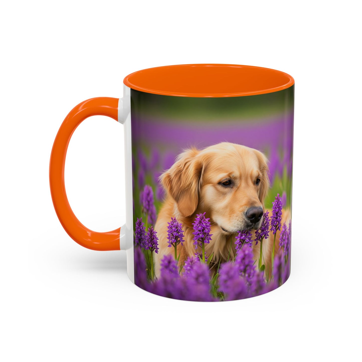 Golden Retriever Accent Coffee Mug - Perfect Gift for Dog Lovers
