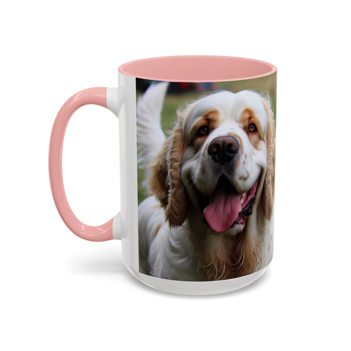 Clumber Spaniel Accent Coffee Mug - Perfect Gift for Dog Lovers