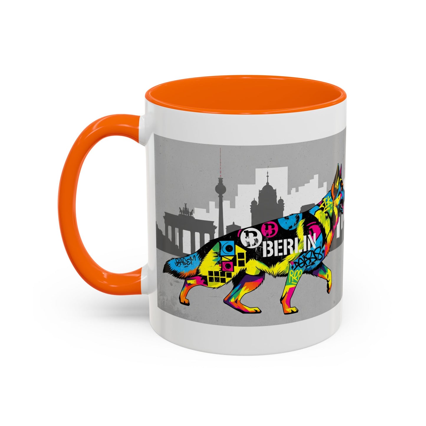 German Shepherd Accent Coffee Mug - Perfect Gift for Dog Lovers