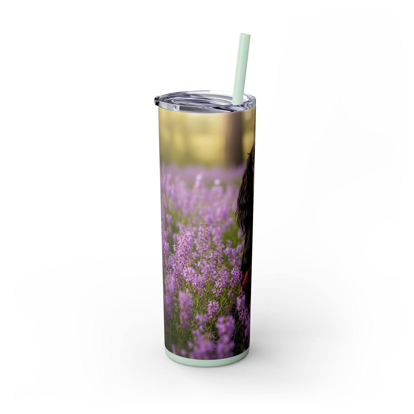 Gordon Setter Tumbler with Straw, 20oz