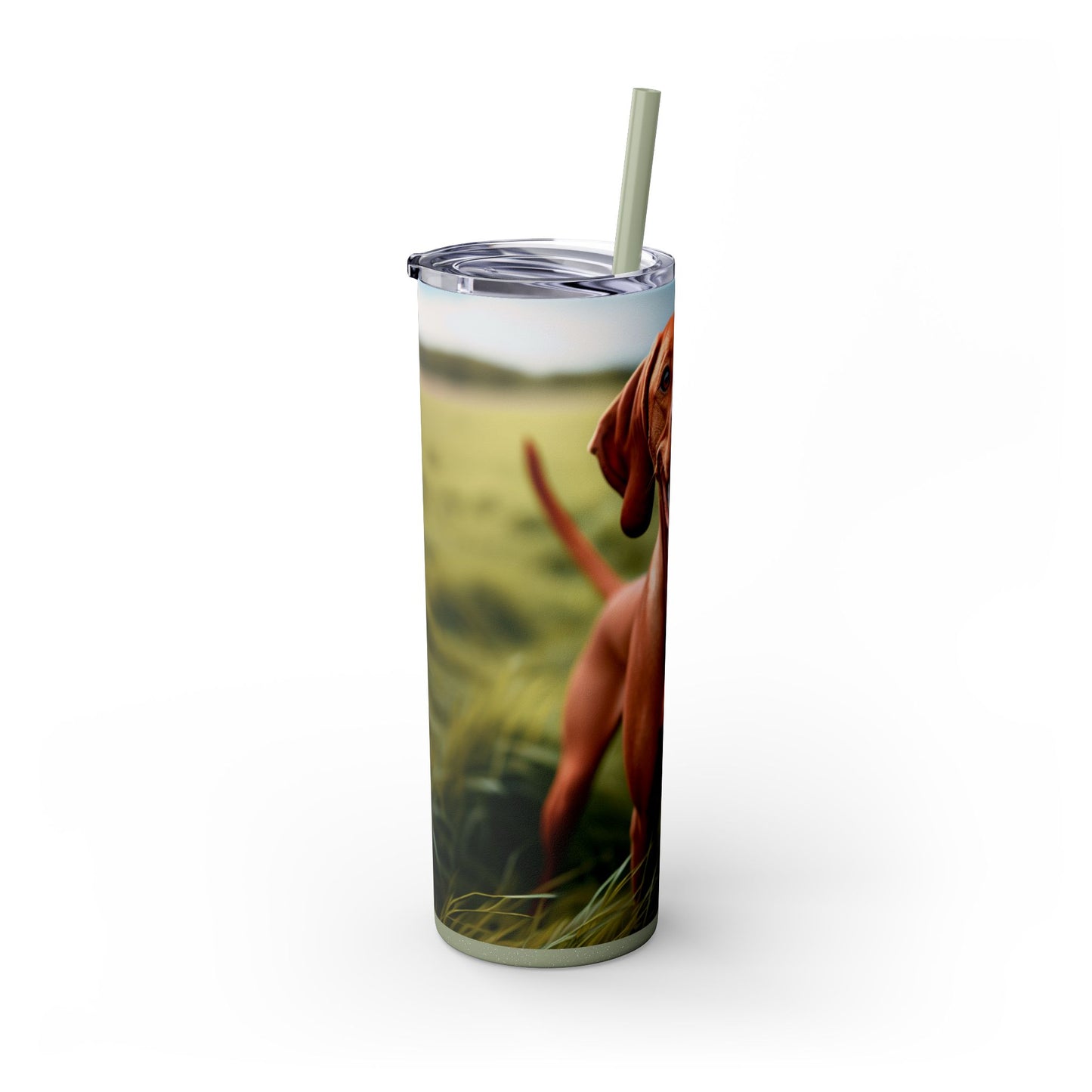 Hungarian Vizsla Tumbler with Straw, 20oz