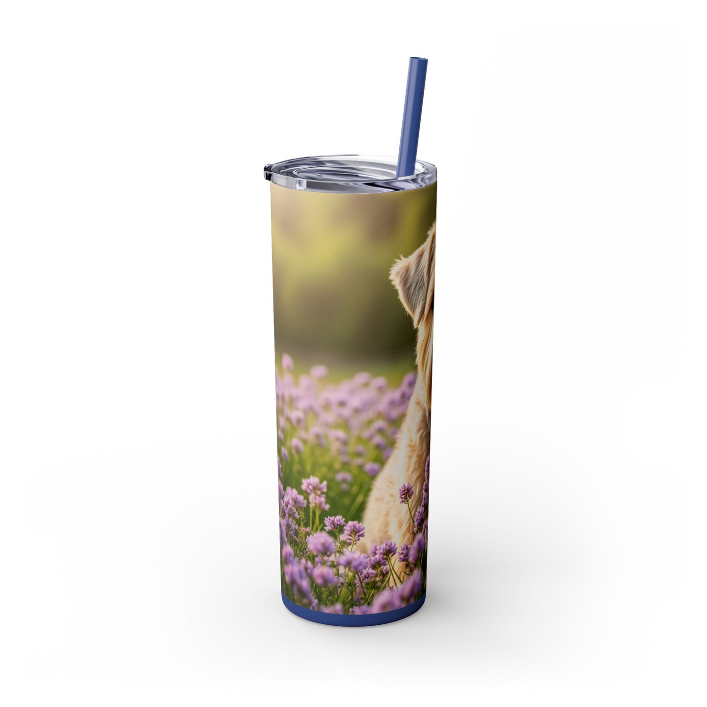 Soft Coated Wheaten Terrier Tumbler with Straw, 20oz