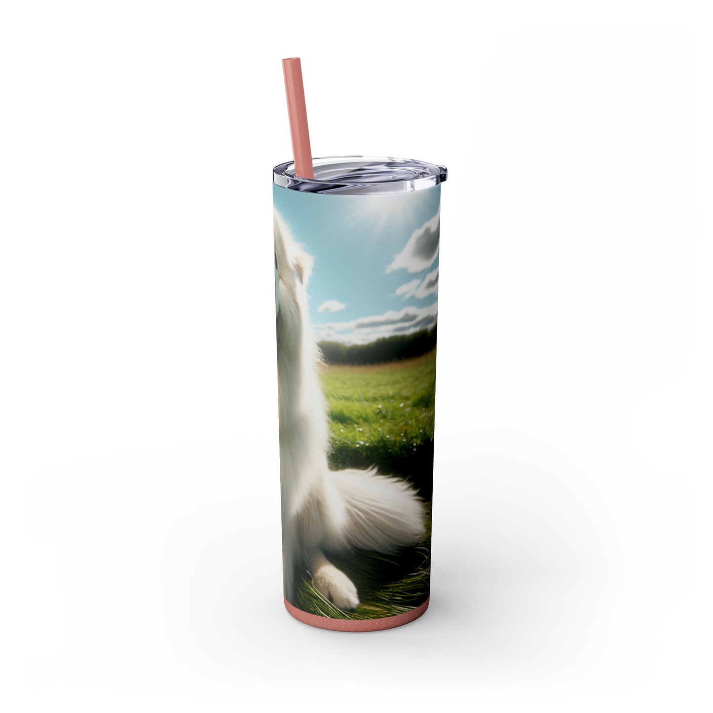 Maremma Sheepdog Tumbler with Straw, 20oz