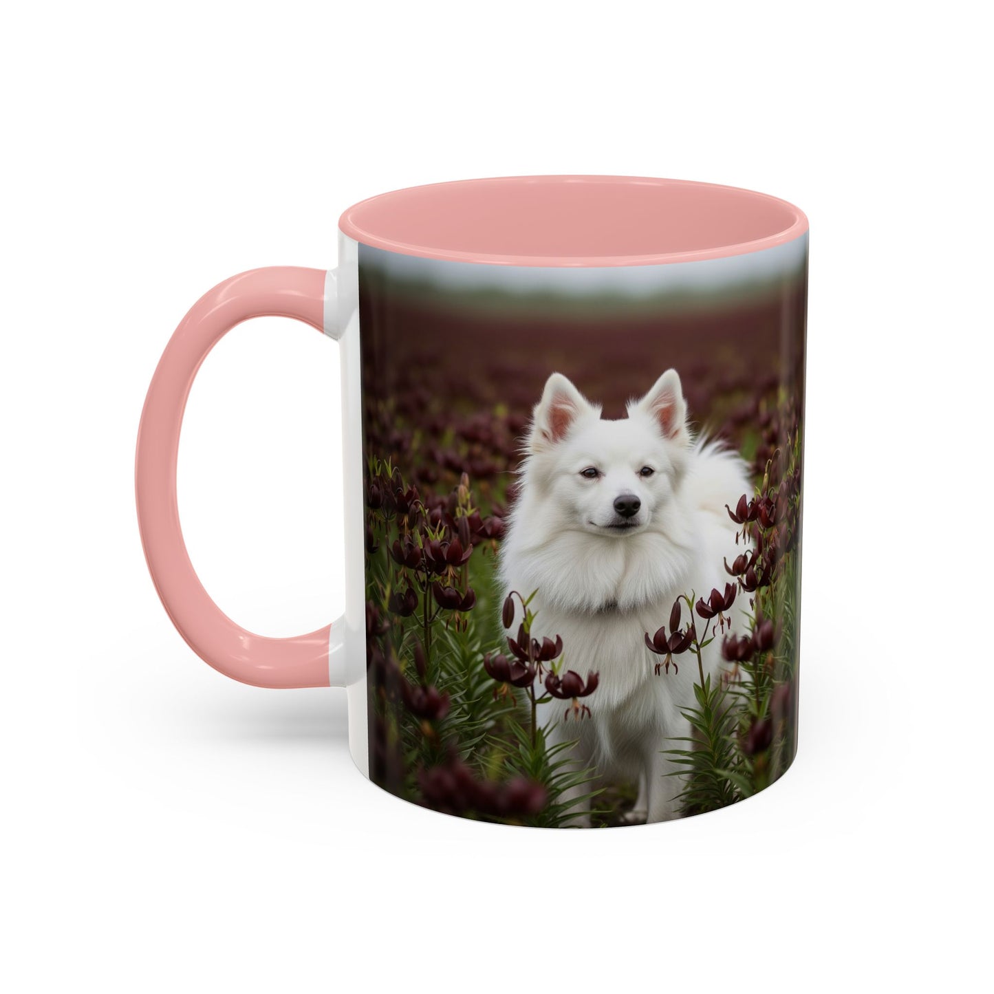 American Eskimo Dog Accent Coffee Mug - Perfect Gift for Dog Lovers