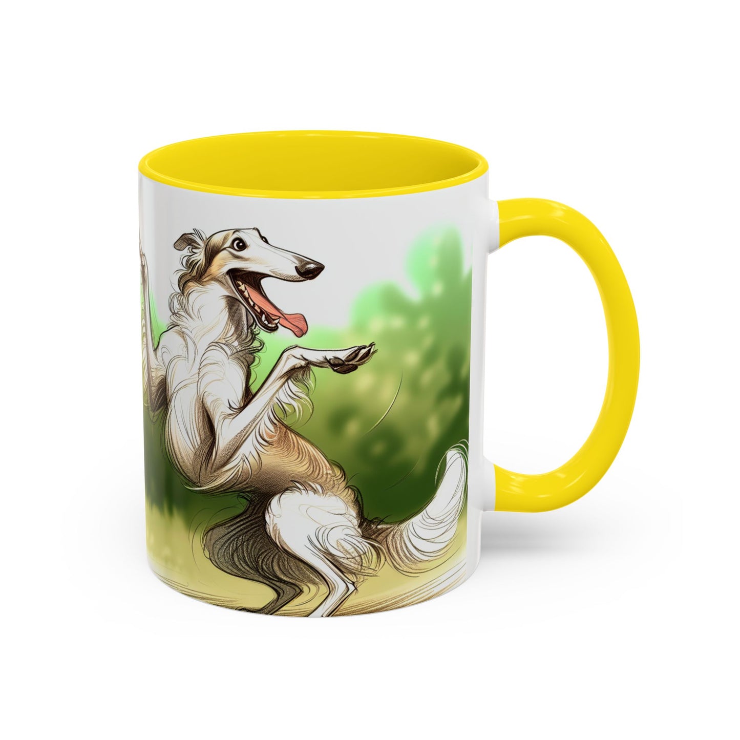 Borzoi Accent Coffee Mug - Perfect Gift for Dog Lovers