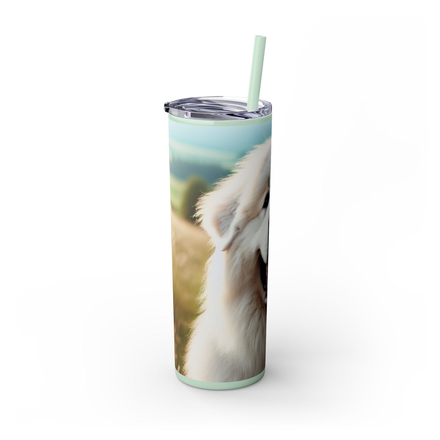 Great Pyrenees Tumbler with Straw, 20oz