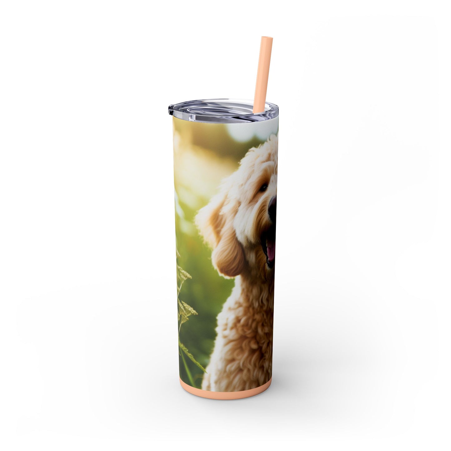 Labradoodle Tumbler with Straw, 20oz