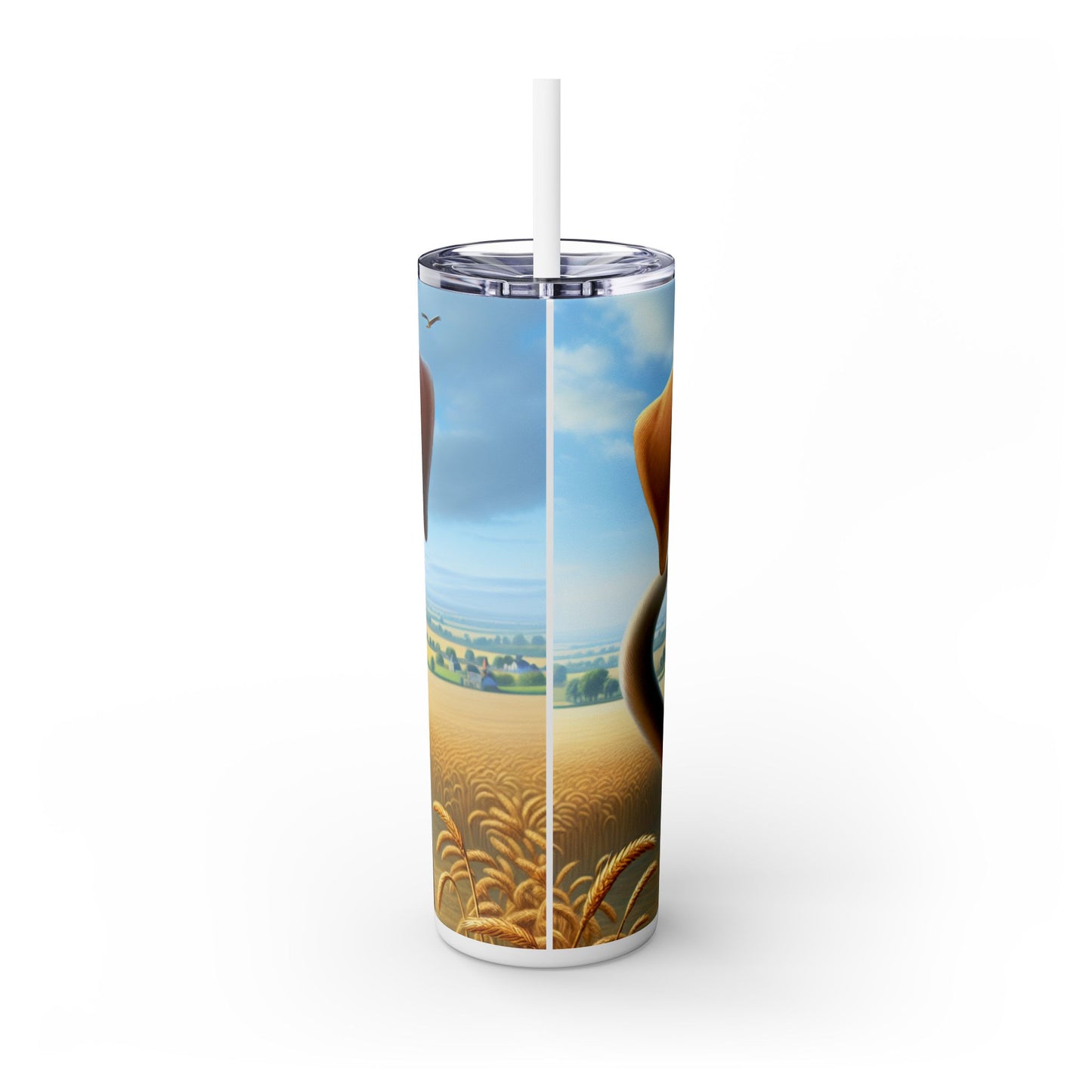 Banjara Hound Tumbler with Straw, 20oz