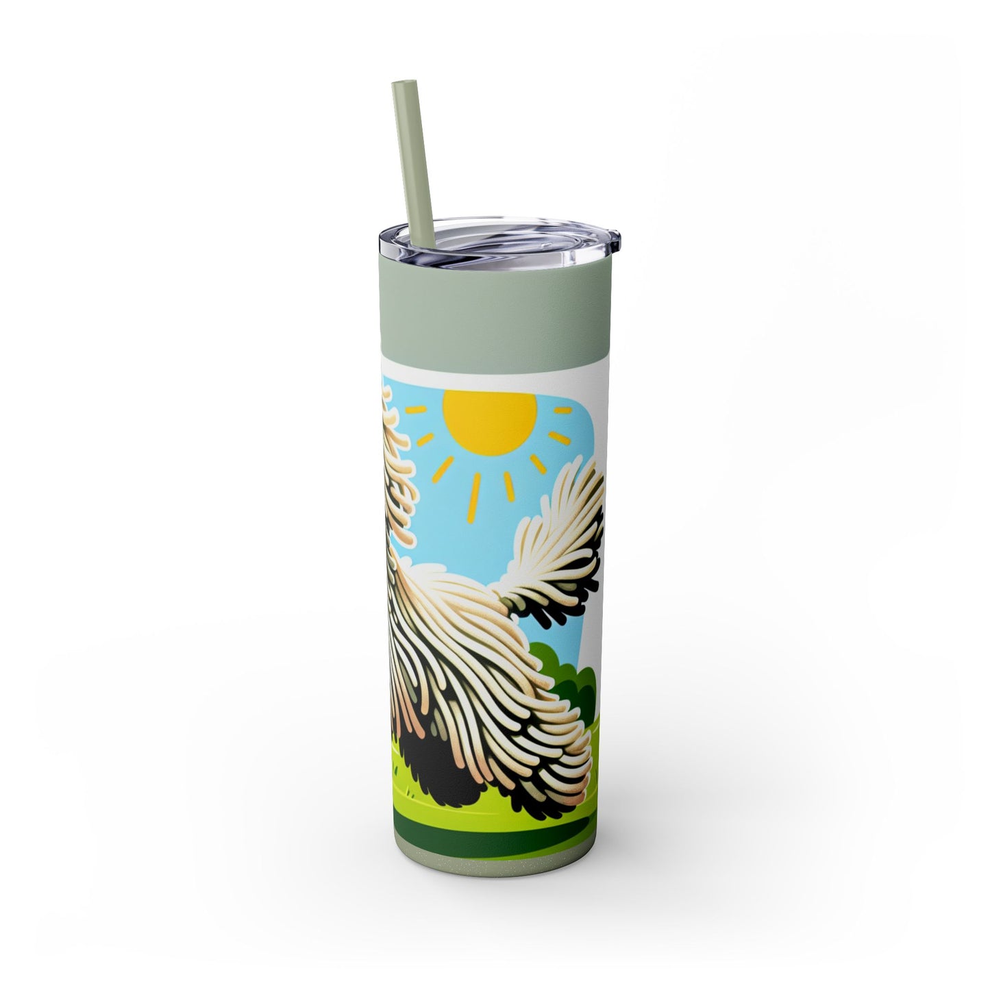 Komondor Tumbler with Straw, 20oz