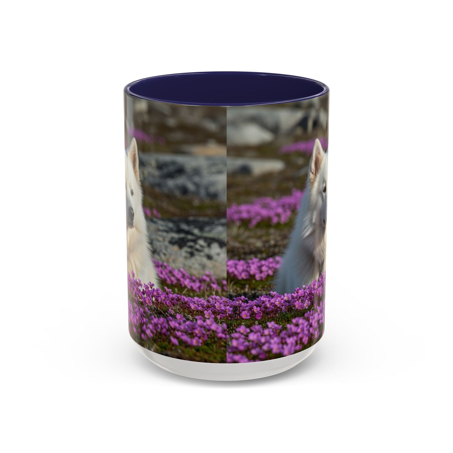 Canadian Eskimo Dog Accent Coffee Mug - Perfect Gift for Dog Lovers