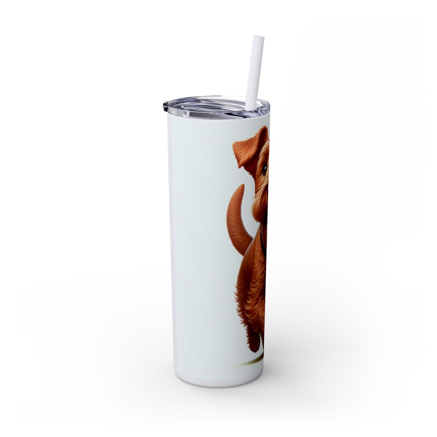 Irish Terrier Tumbler with Straw, 20oz