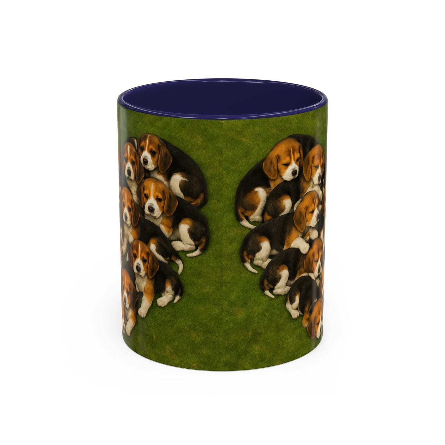 Beagle puppies Accent Coffee Mug - Perfect Gift for Dog Lovers