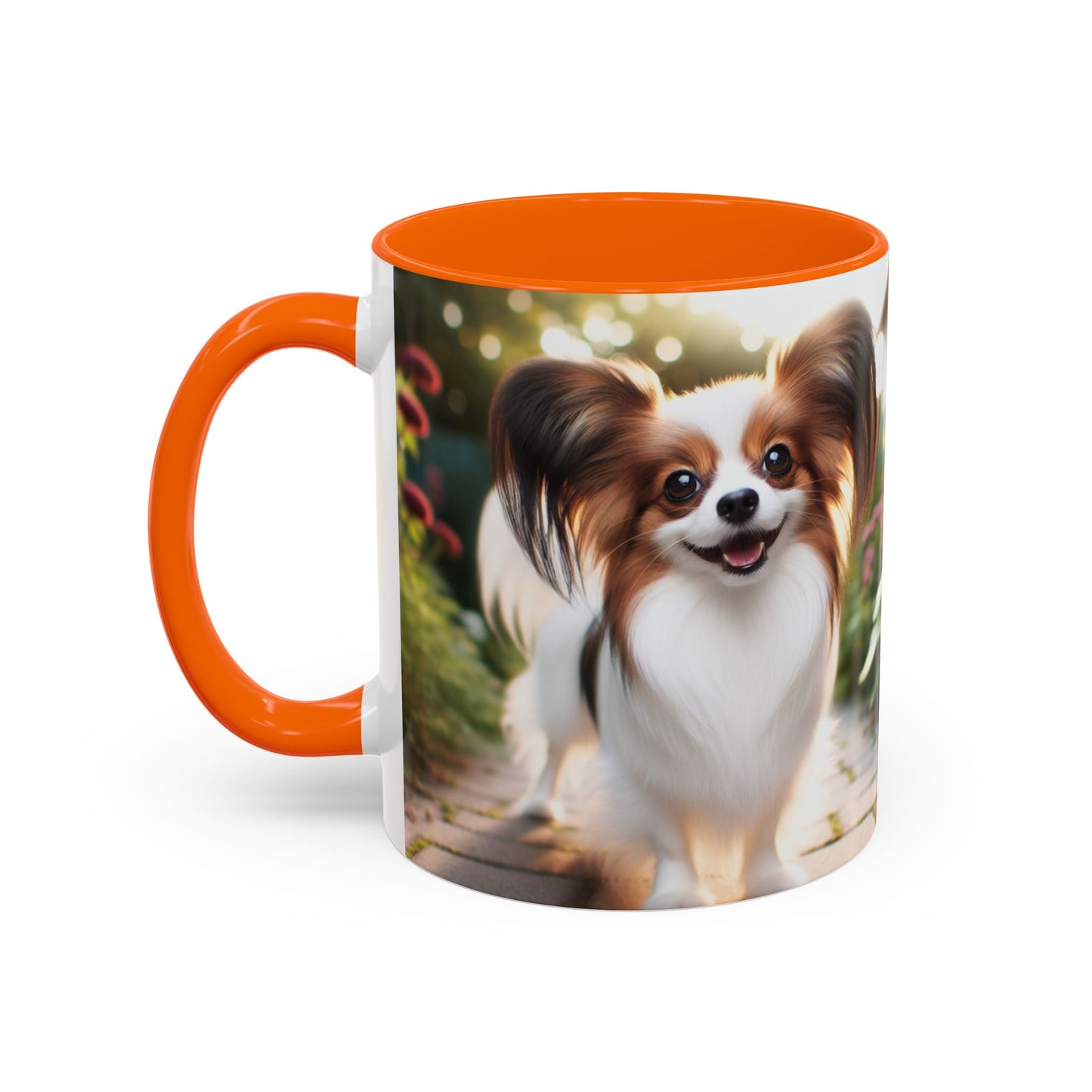 Papillon Accent Coffee Mug - Perfect Gift for Dog Lovers