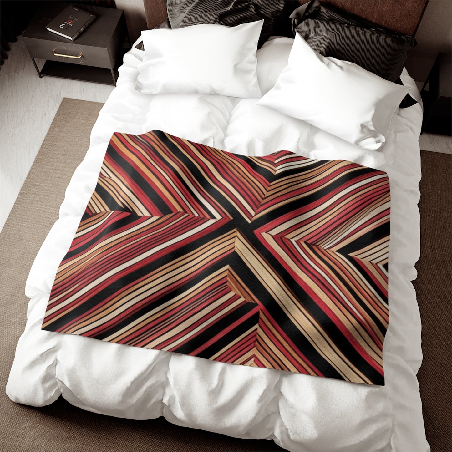 Optical Illusion Sweatshirt Blanket