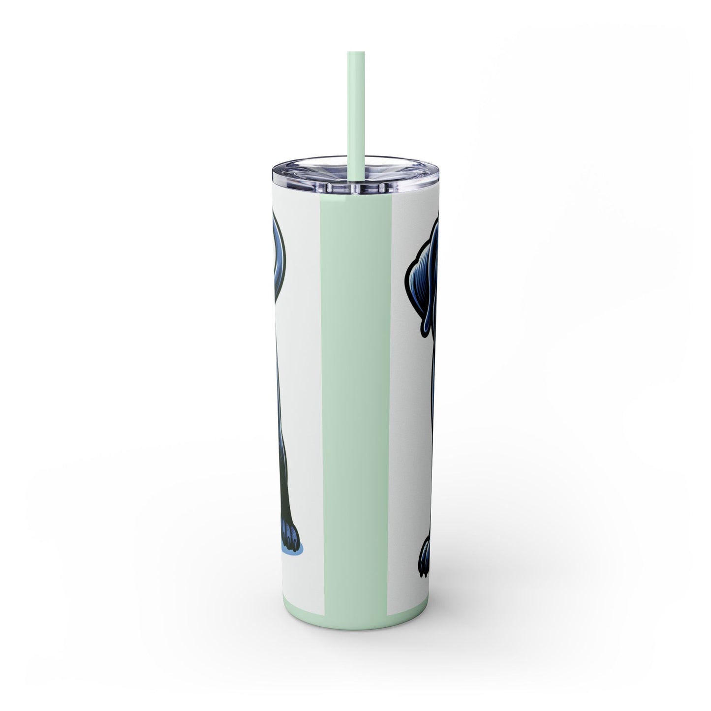 Neapolitan Mastiff Tumbler with Straw, 20oz