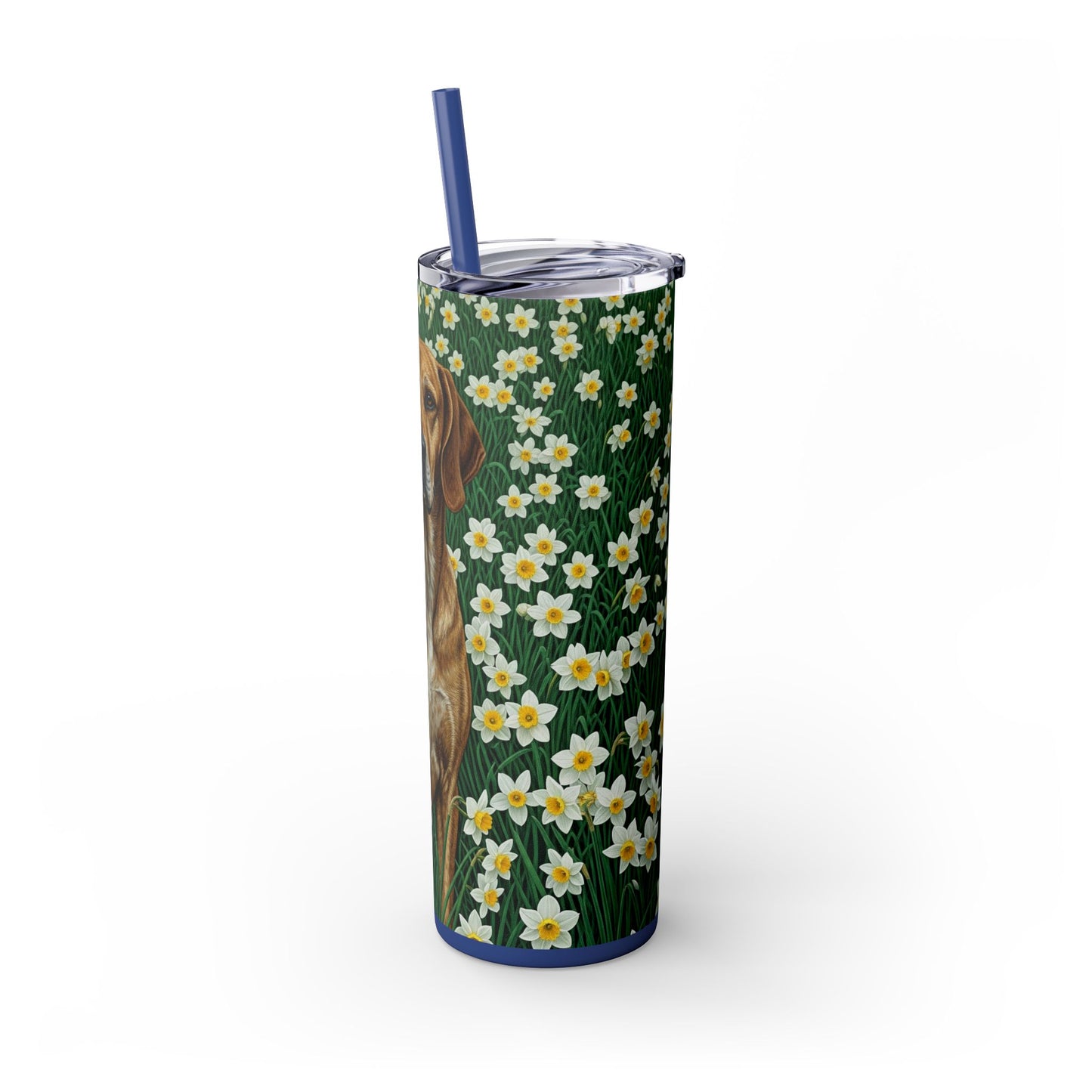 Porcelaine Tumbler with Straw, 20oz