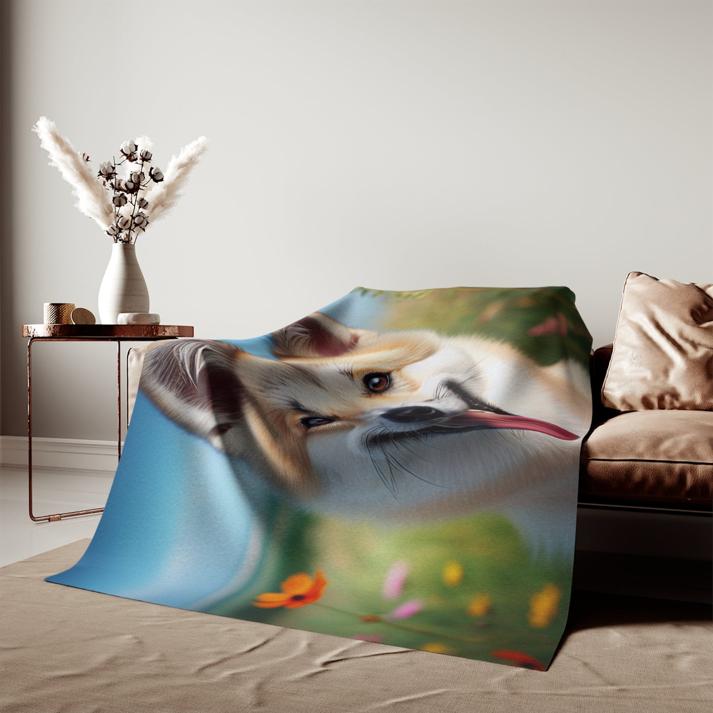 Canaan Dog Sweatshirt Blanket