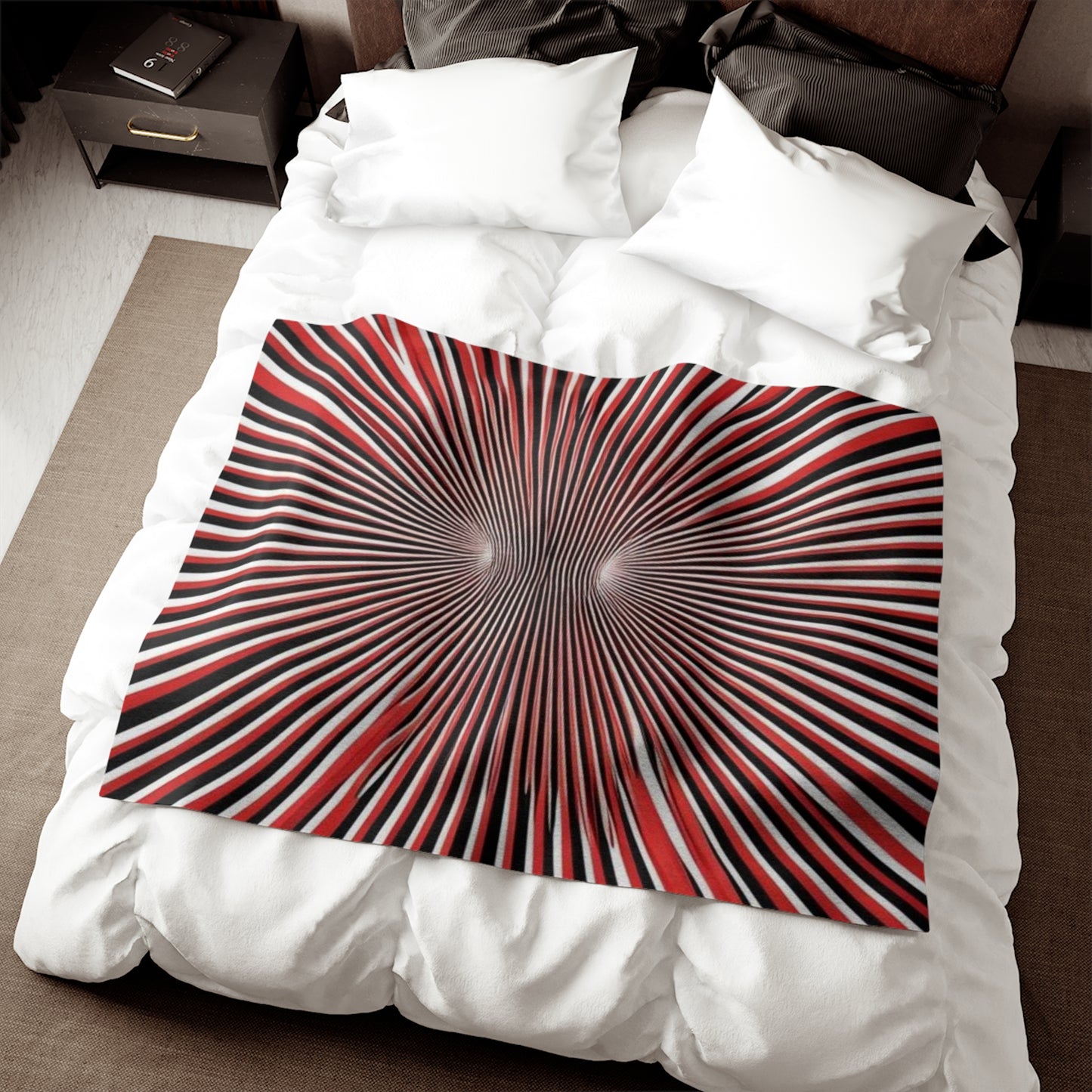 Optical Illusion Sweatshirt Blanket