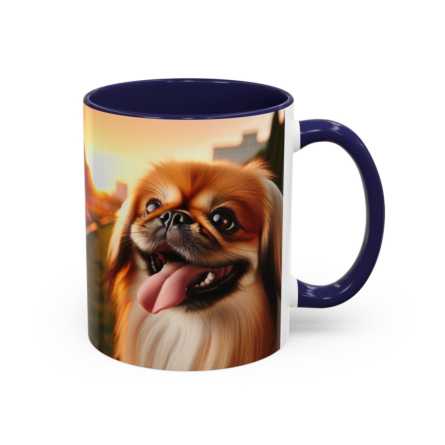 Pekingese Accent Coffee Mug - Perfect Gift for Dog Lovers