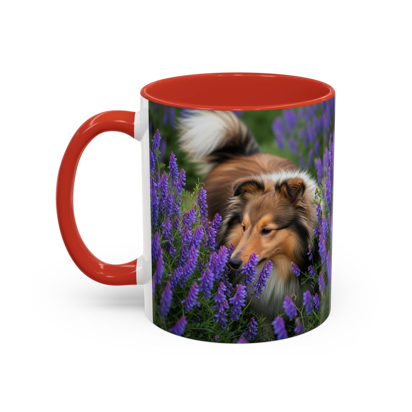 Shetland Sheepdog Accent Coffee Mug - Perfect Gift for Dog Lovers