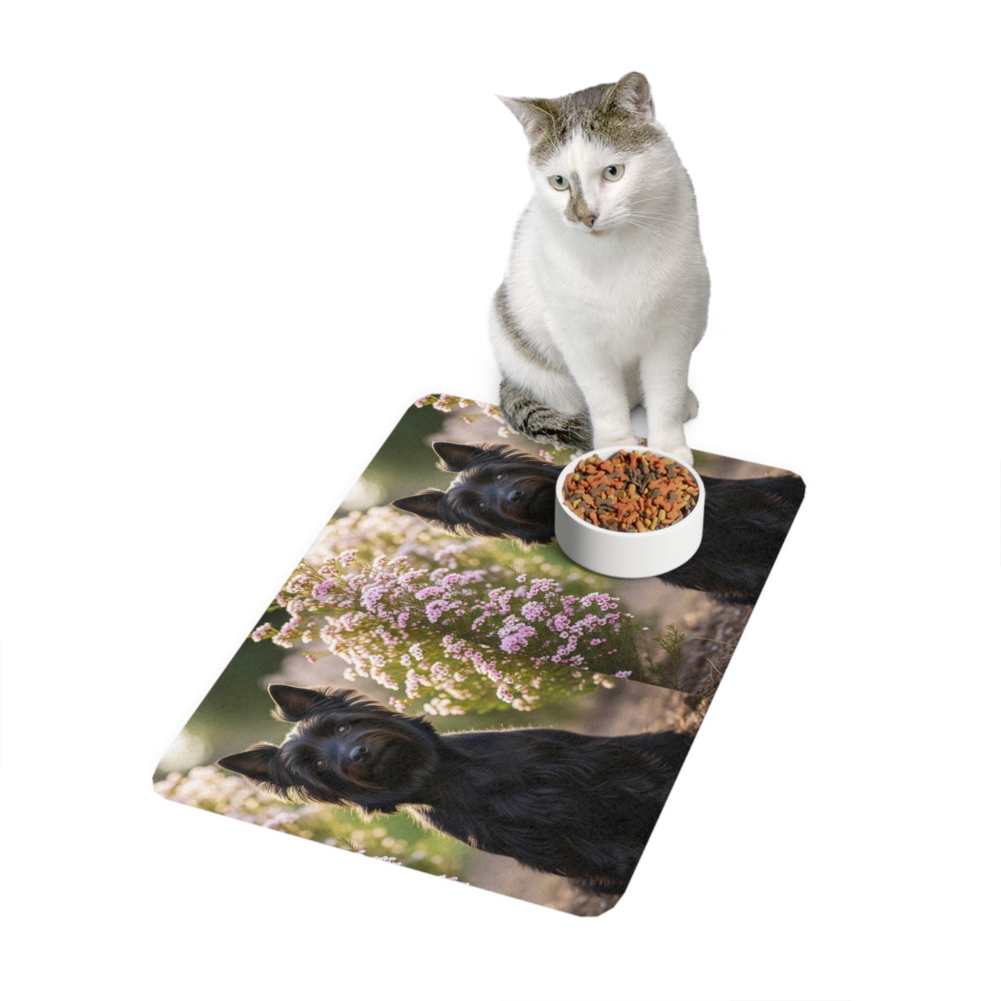 Pet Food Mat (12x18) - Australian Silky Terrier