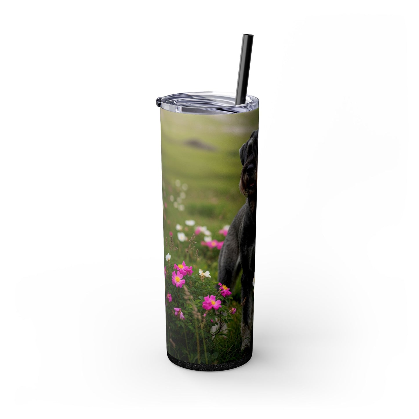 Giant Schnauzer Tumbler with Straw, 20oz