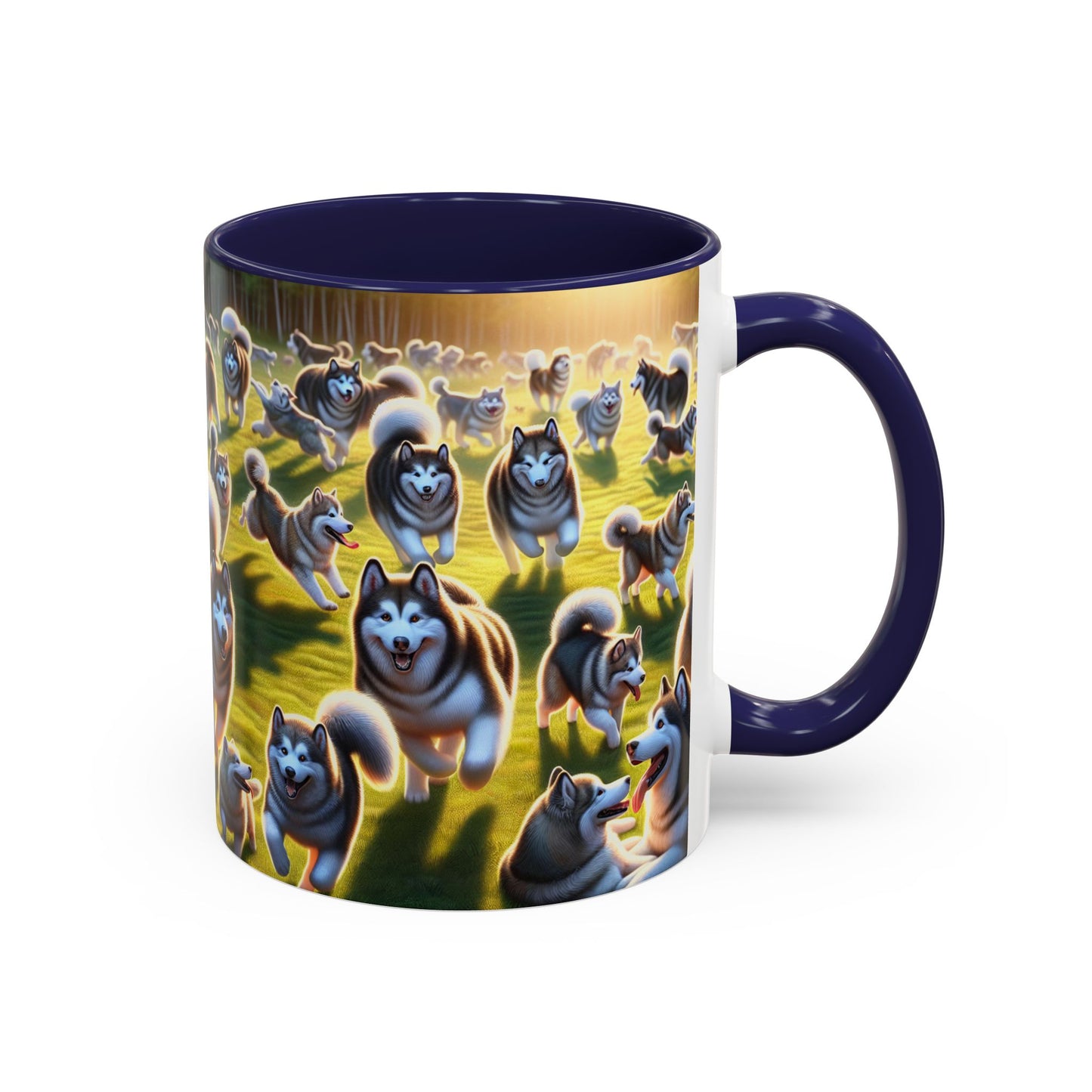 Alaskan Malamute Accent Coffee Mug - Perfect Gift for Dog Lovers