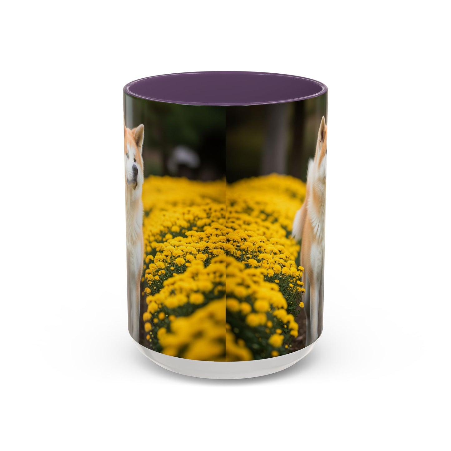 Japanese Akitainu Accent Coffee Mug - Perfect Gift for Dog Lovers