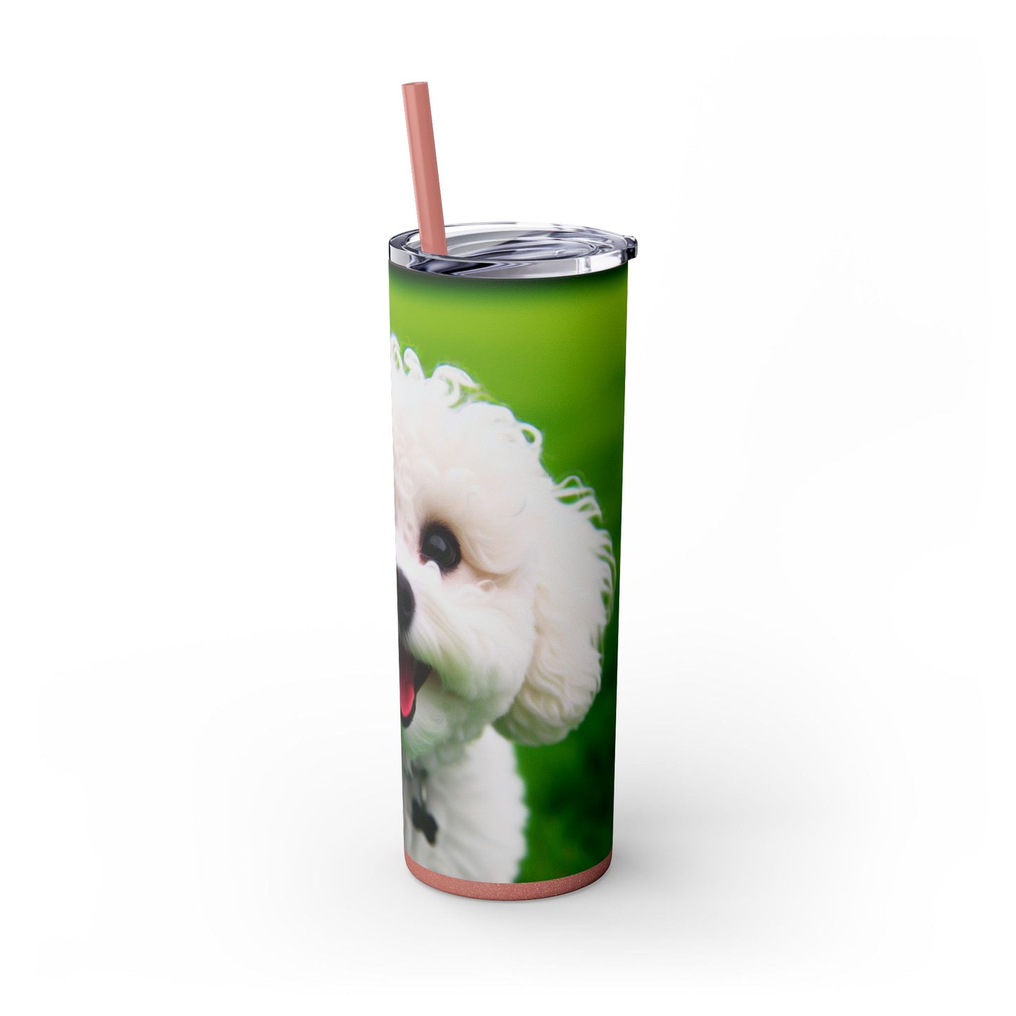 Bichonpoo Tumbler with Straw, 20oz