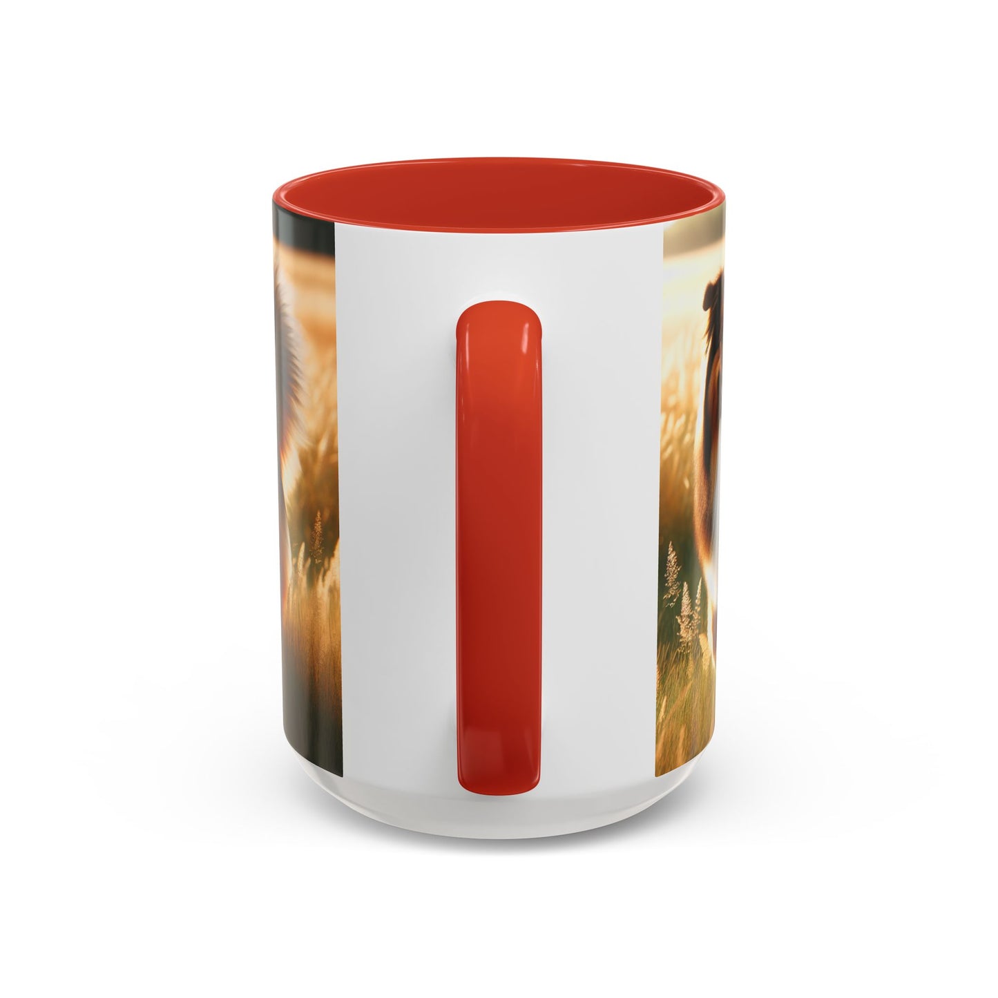 Bohemian Shepherd Accent Coffee Mug - Perfect Gift for Dog Lovers