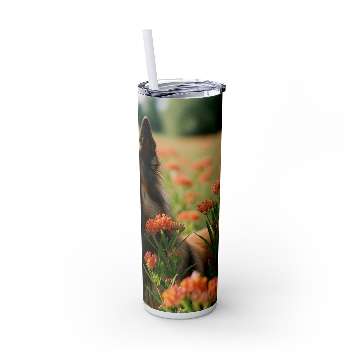 Belgian Tervuren Tumbler with Straw, 20oz