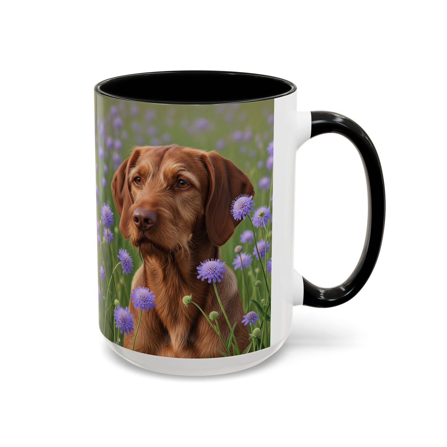 Hungarian Wirehaired Vizsla Accent Coffee Mug - Perfect Gift for Dog Lovers