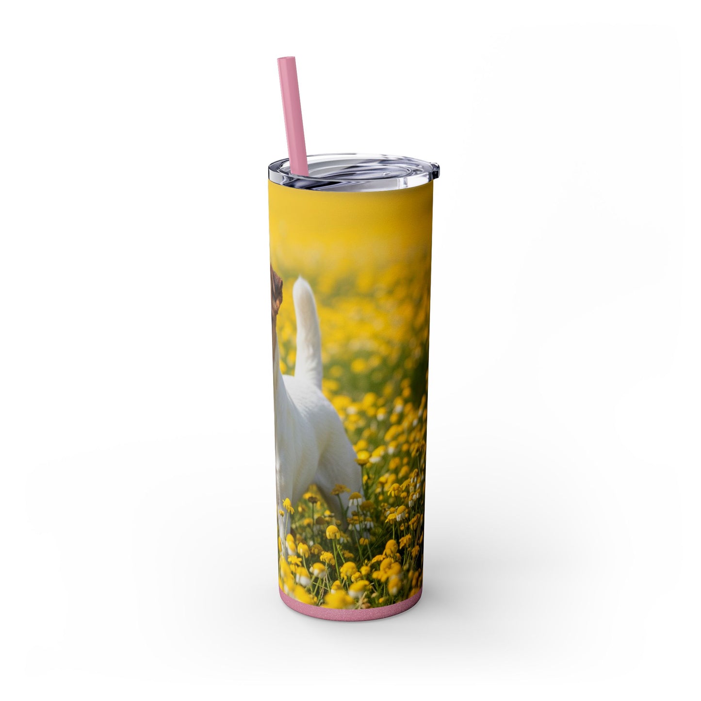 Smooth Fox Terrier Tumbler with Straw, 20oz