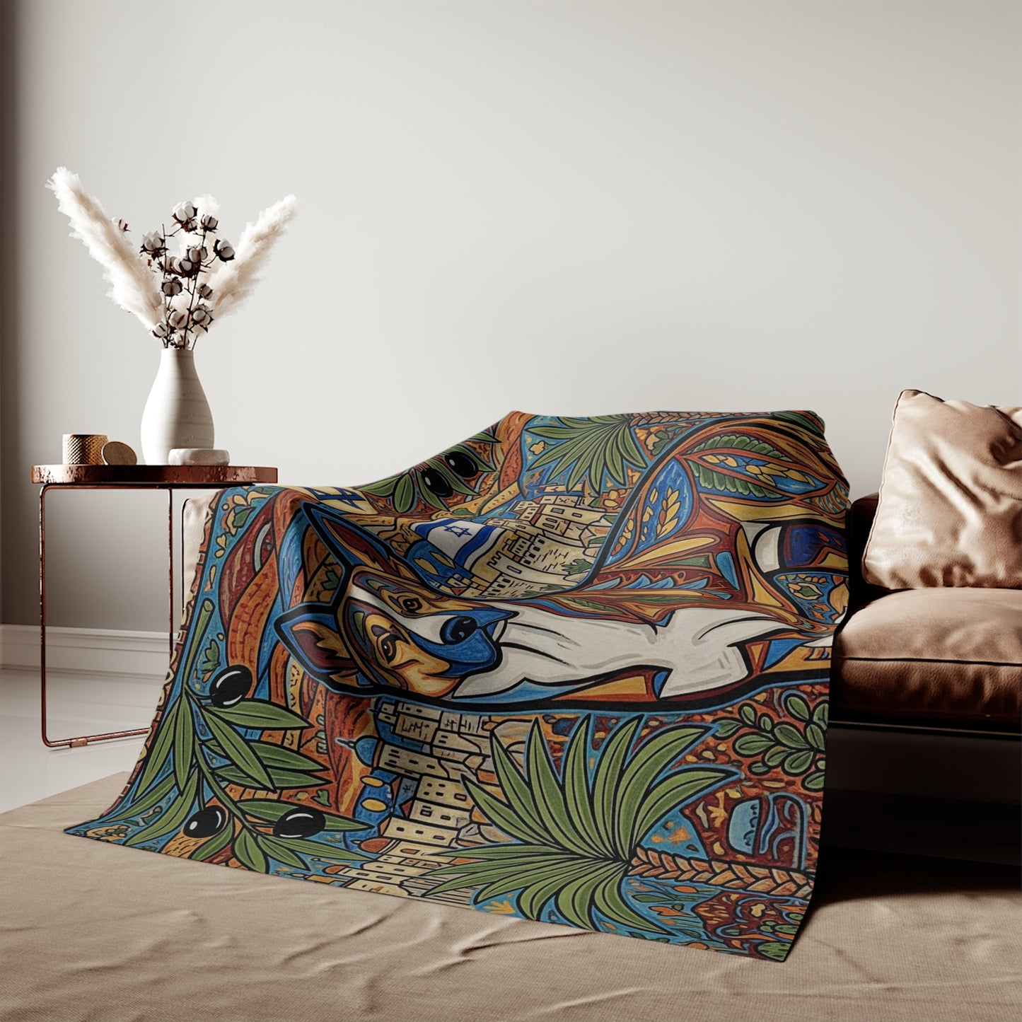 Canaan Dog Sweatshirt Blanket
