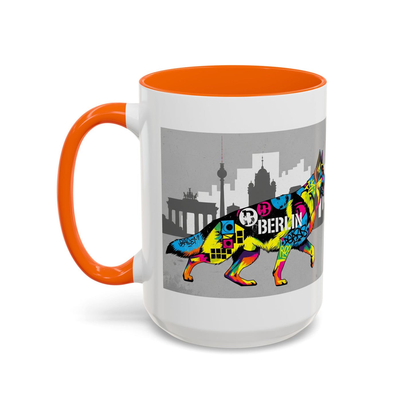 German Shepherd Accent Coffee Mug - Perfect Gift for Dog Lovers