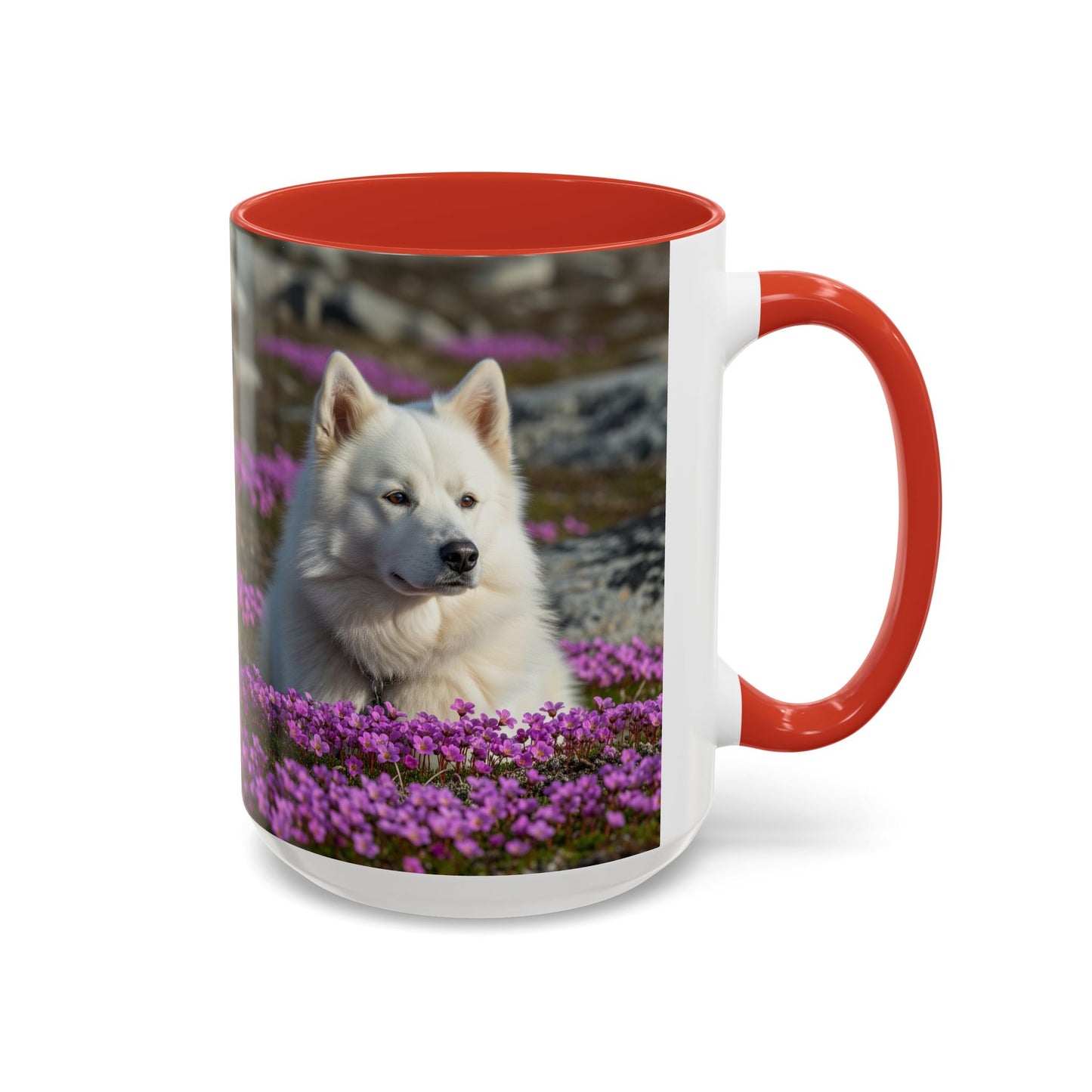 Canadian Eskimo Dog Accent Coffee Mug - Perfect Gift for Dog Lovers