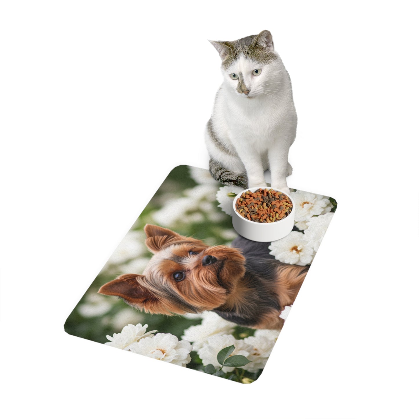 Pet Food Mat (12x18) - Yorkshire Terrier