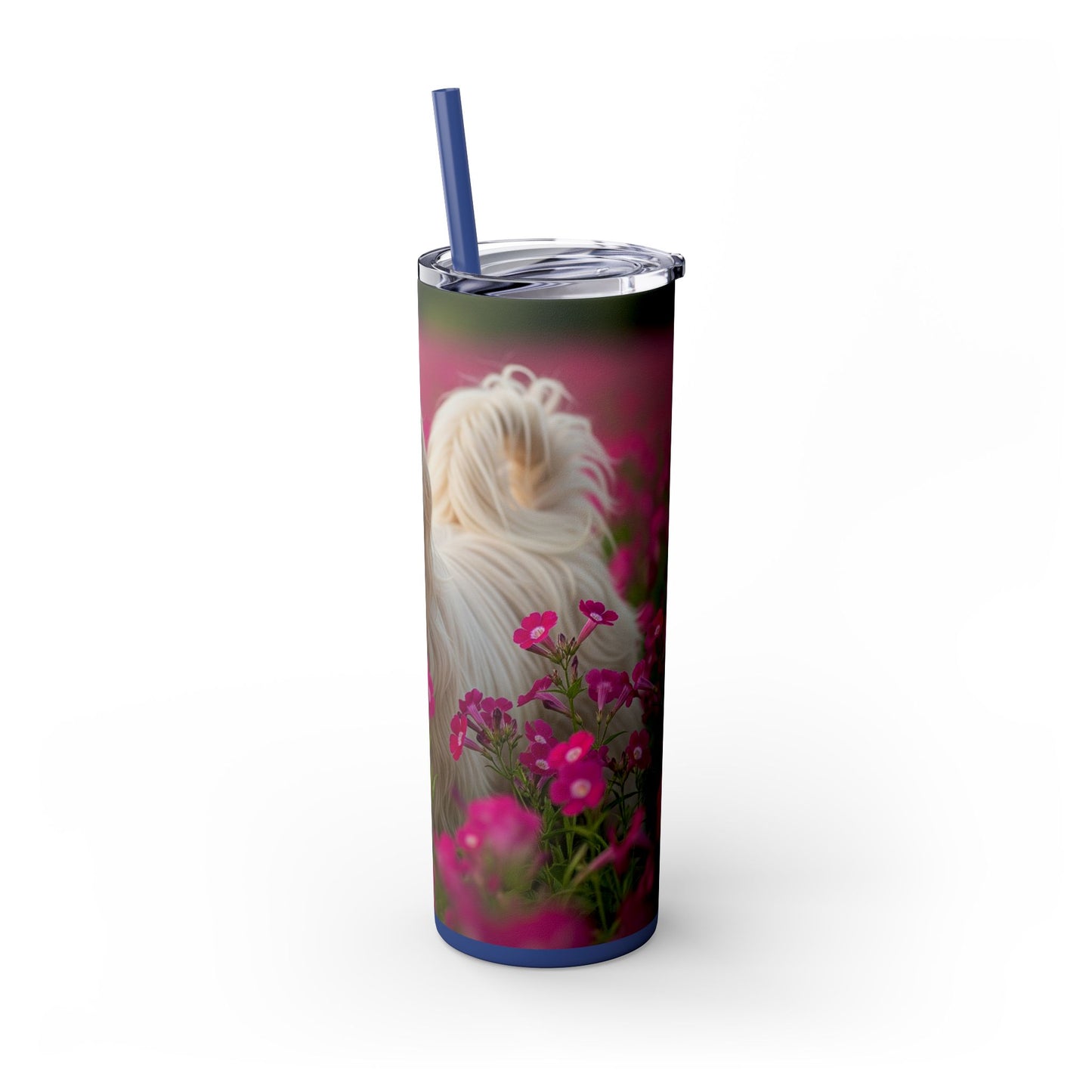 Tibetan Terrier Tumbler with Straw, 20oz