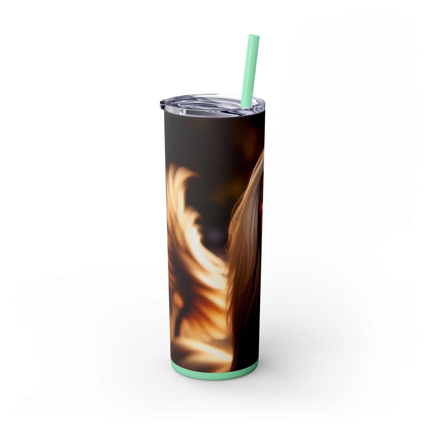 Afghan Hound Tumbler with Straw, 20oz