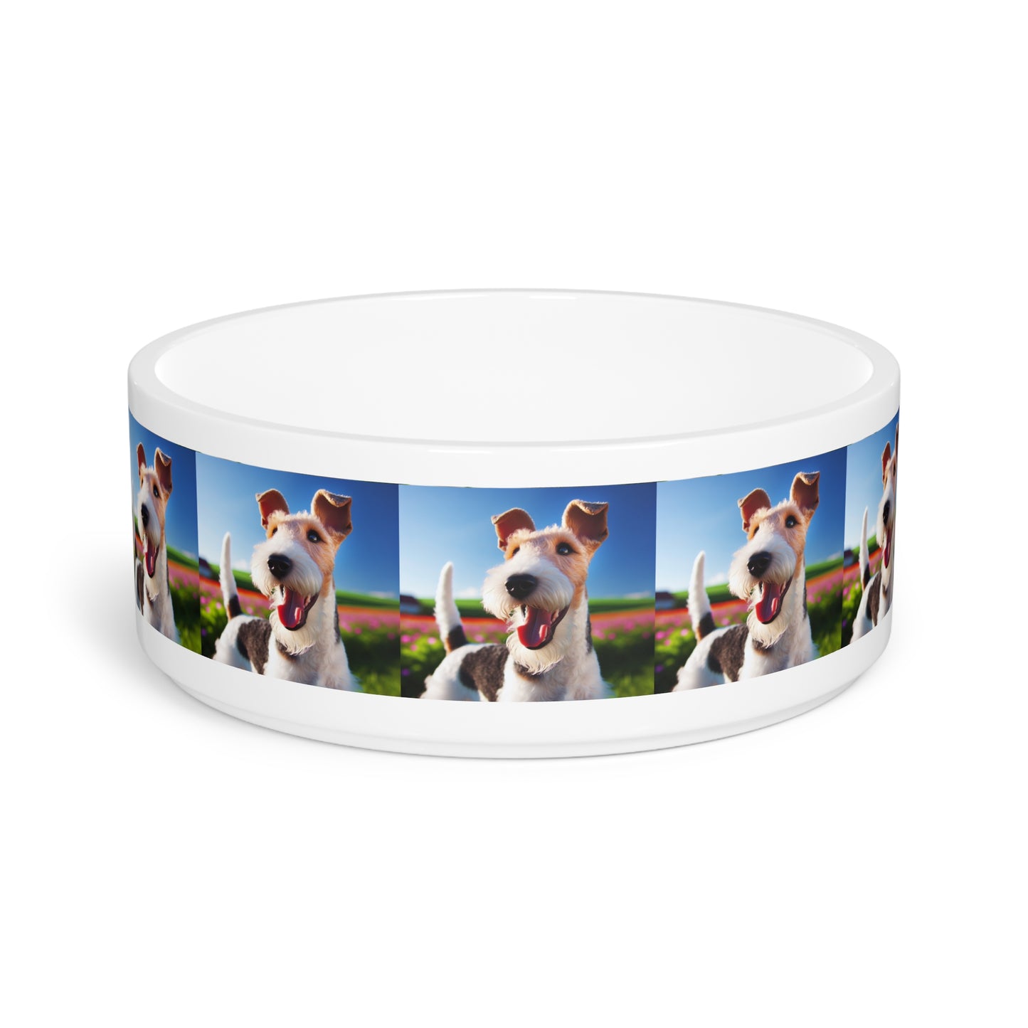 Wire Fox Terrier Pet Bowl