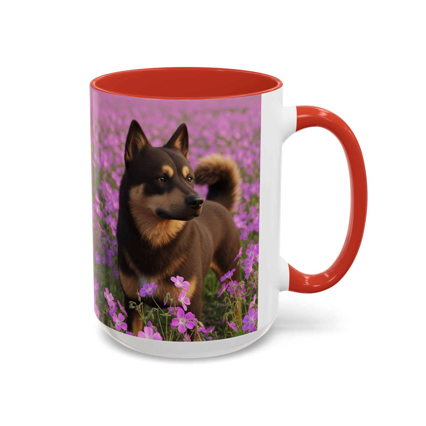 Cadabomb Okami Accent Coffee Mug - Perfect Gift for Dog Lovers