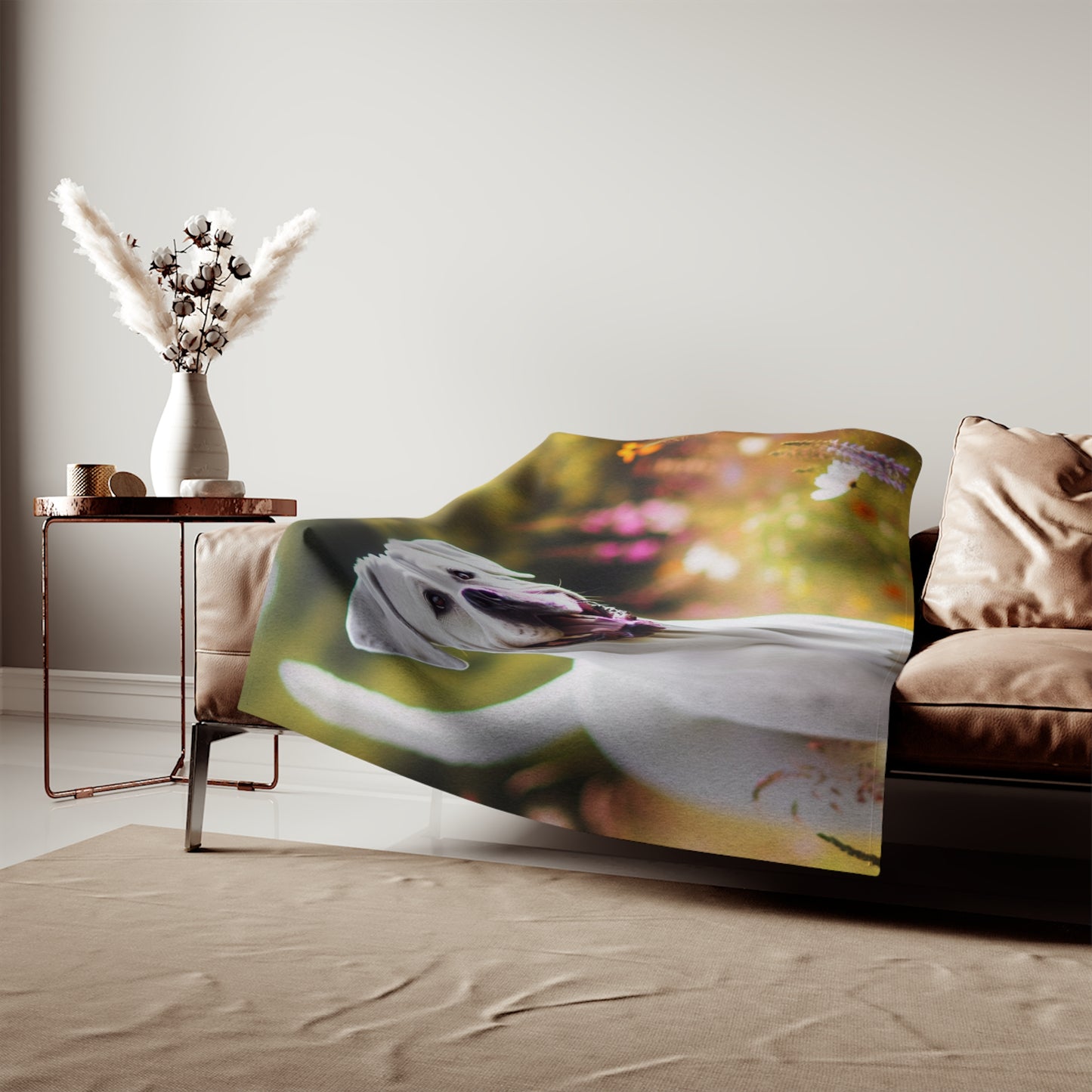 Dogo Argentino Sweatshirt Blanket