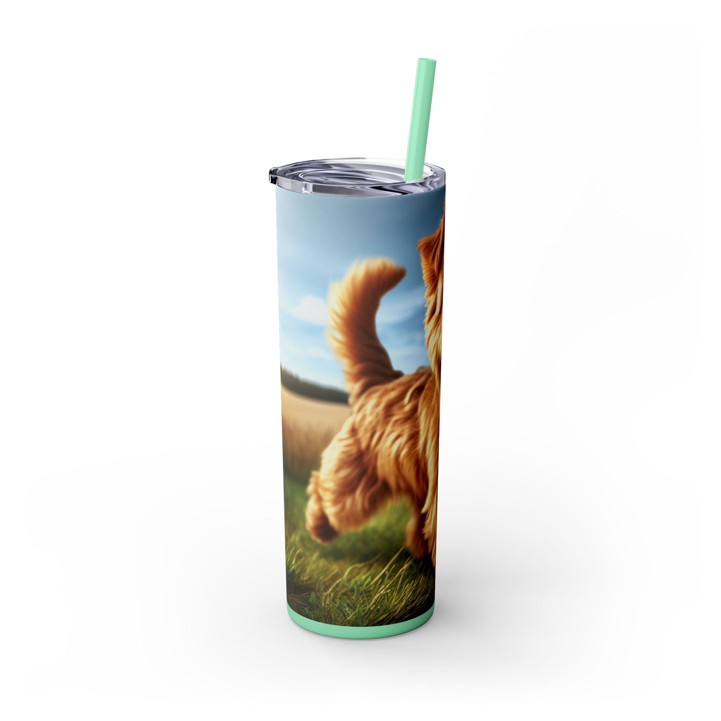 Norfolk Terrier Tumbler with Straw, 20oz