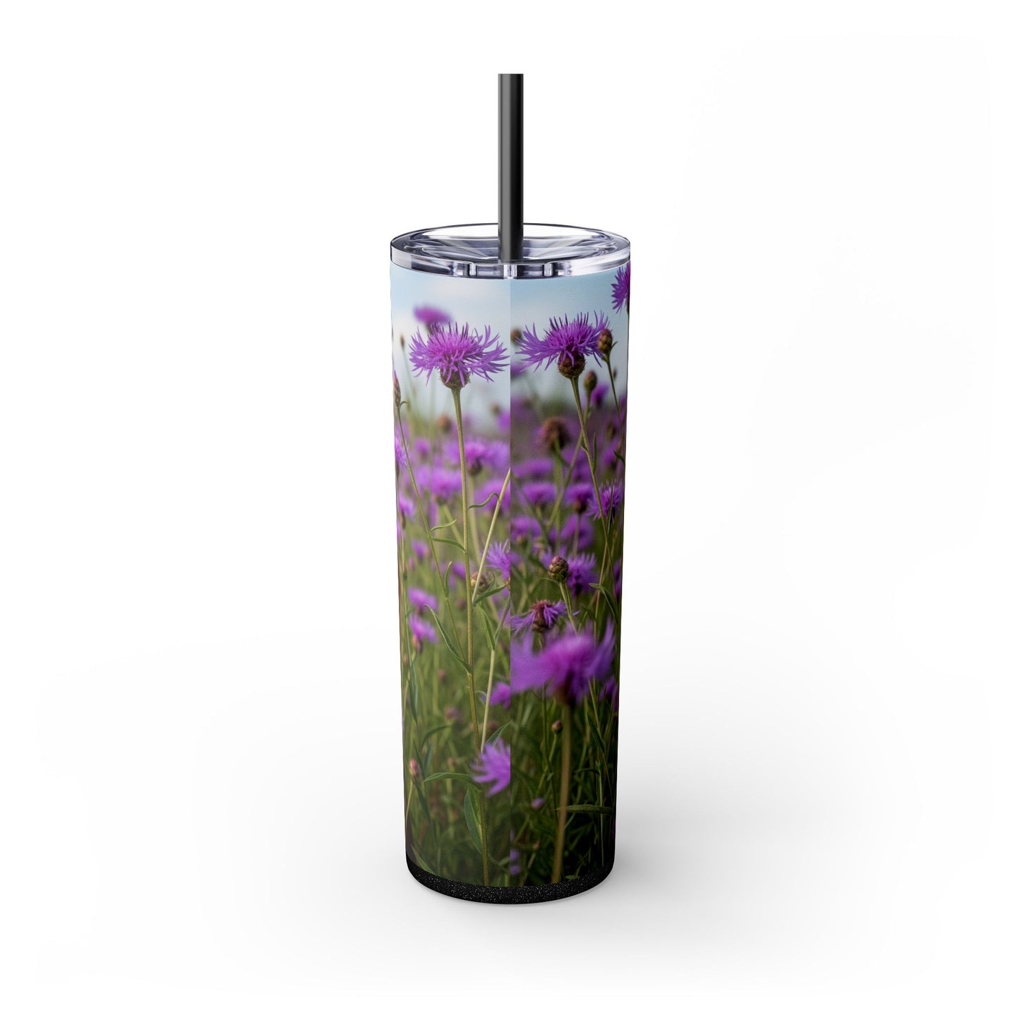 English Toy Spaniel Skinny Tumbler with Straw, 20oz