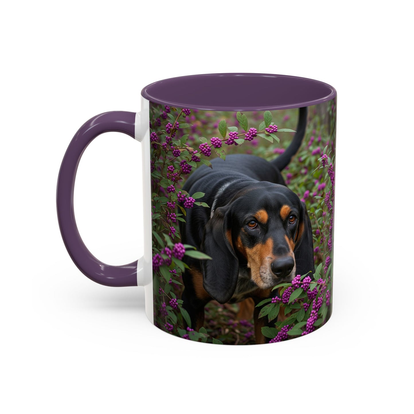 Black and Tan Coonhound Accent Coffee Mug - Perfect Gift for Dog Lovers