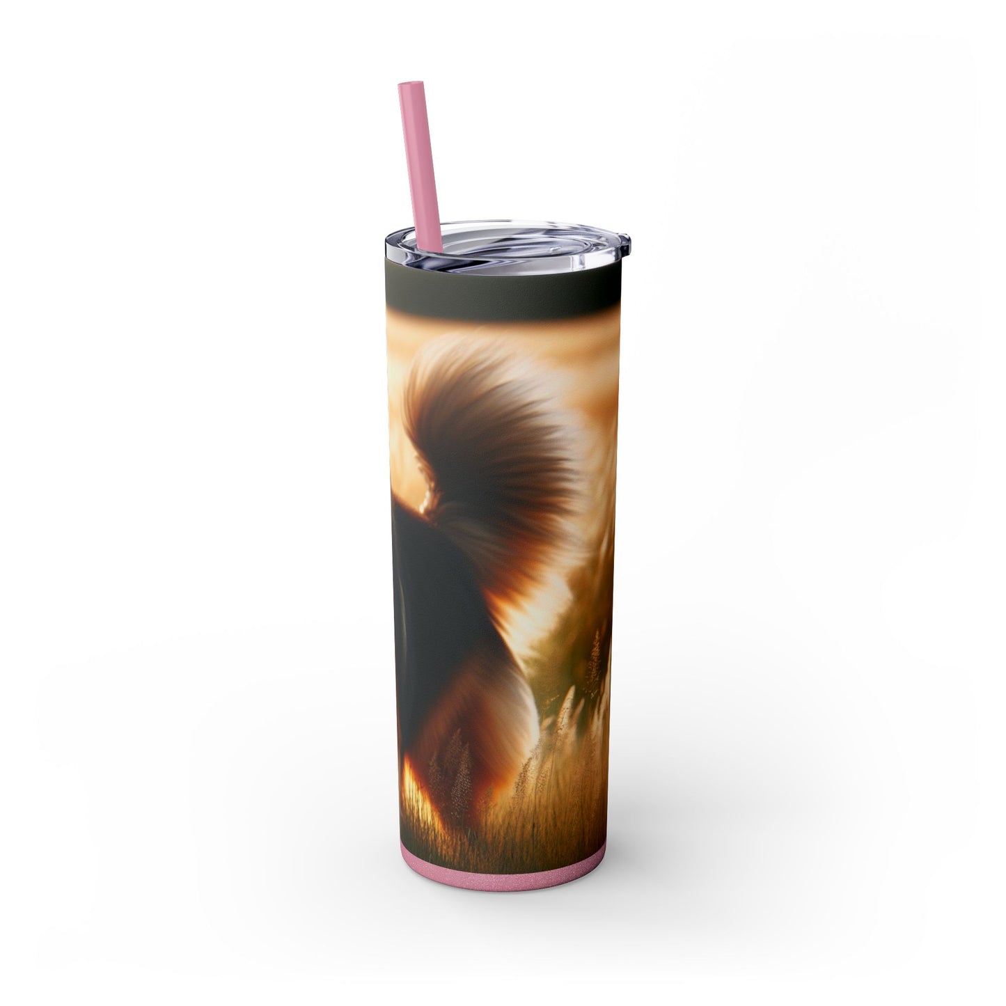 Bohemian Shepherd Tumbler with Straw, 20oz