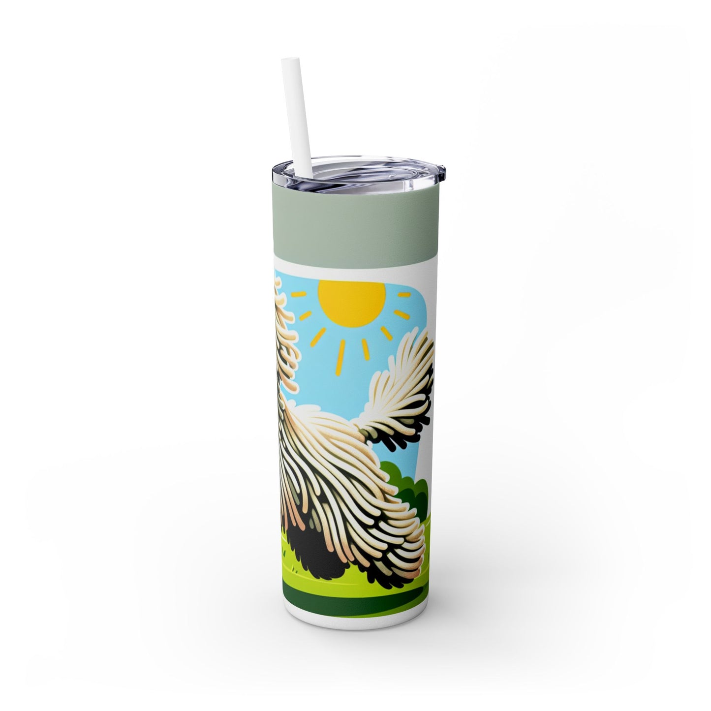 Komondor Tumbler with Straw, 20oz