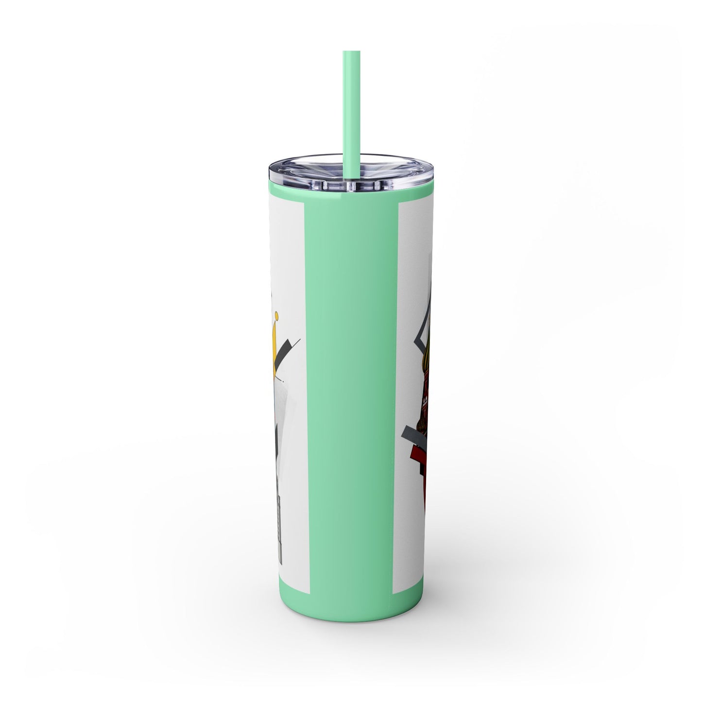 Russian Toy Skinny Tumbler with Straw, 20oz